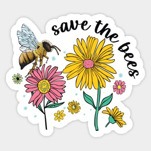 Save The Bees Sticker